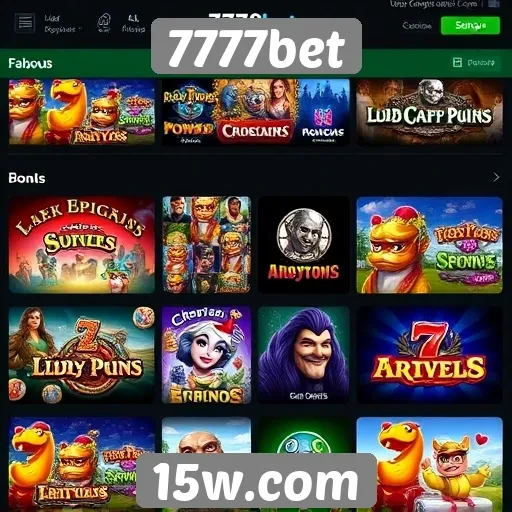 Análise das opções de jogos no site 7777bet